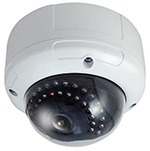 DNR Super Low Lux OSD IR ICR Vandal Dome Camera