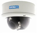 Okina USA 3-AXIS Day & Night Vandal Proof IR Dome Camera 550 TVL
