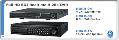 Full HD SDI Realtime H.264 DVR